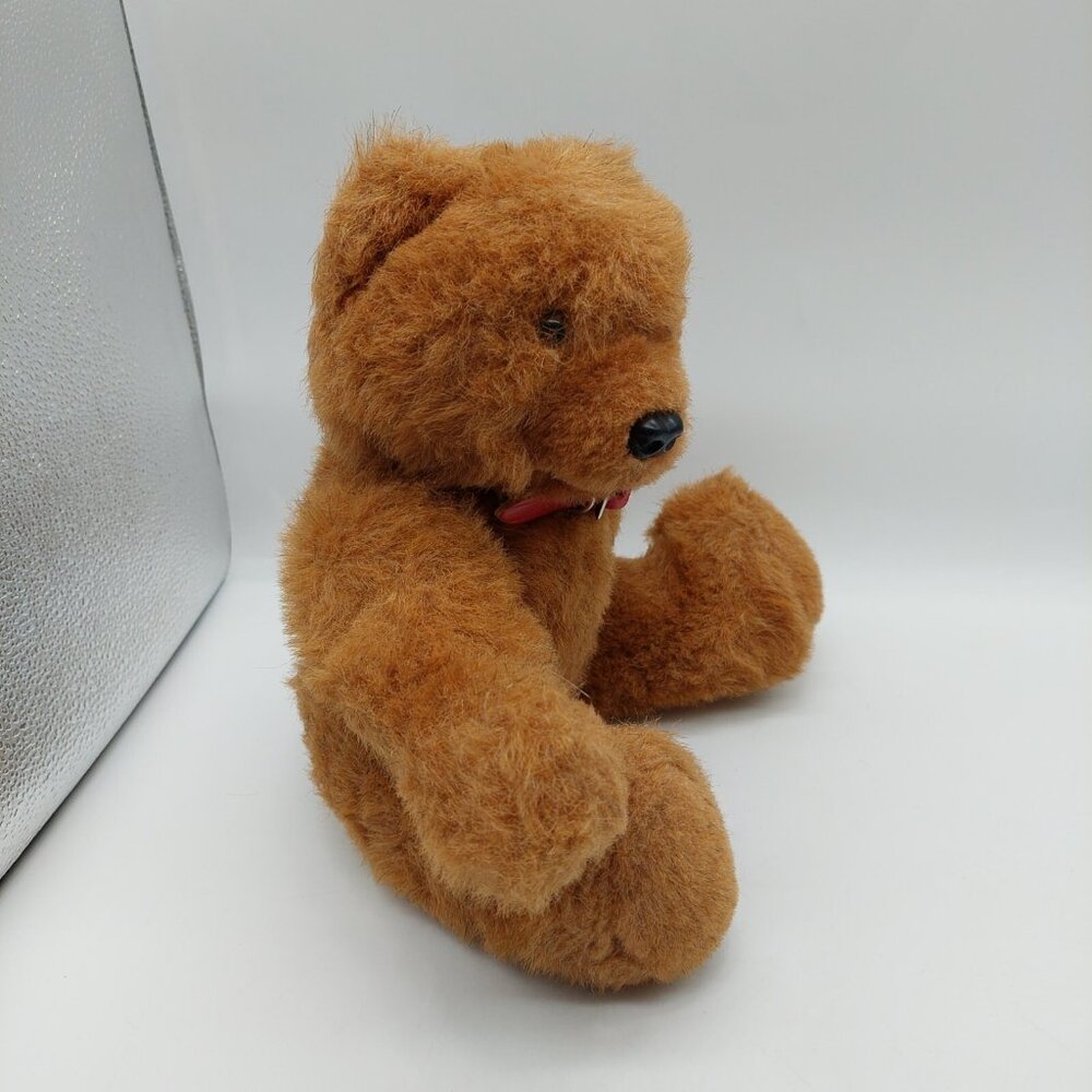 Bremen Bear Company Teddy Bear 14" Jointed Plush Stuffed With Red Collar  1978 - Picture 12 of 12